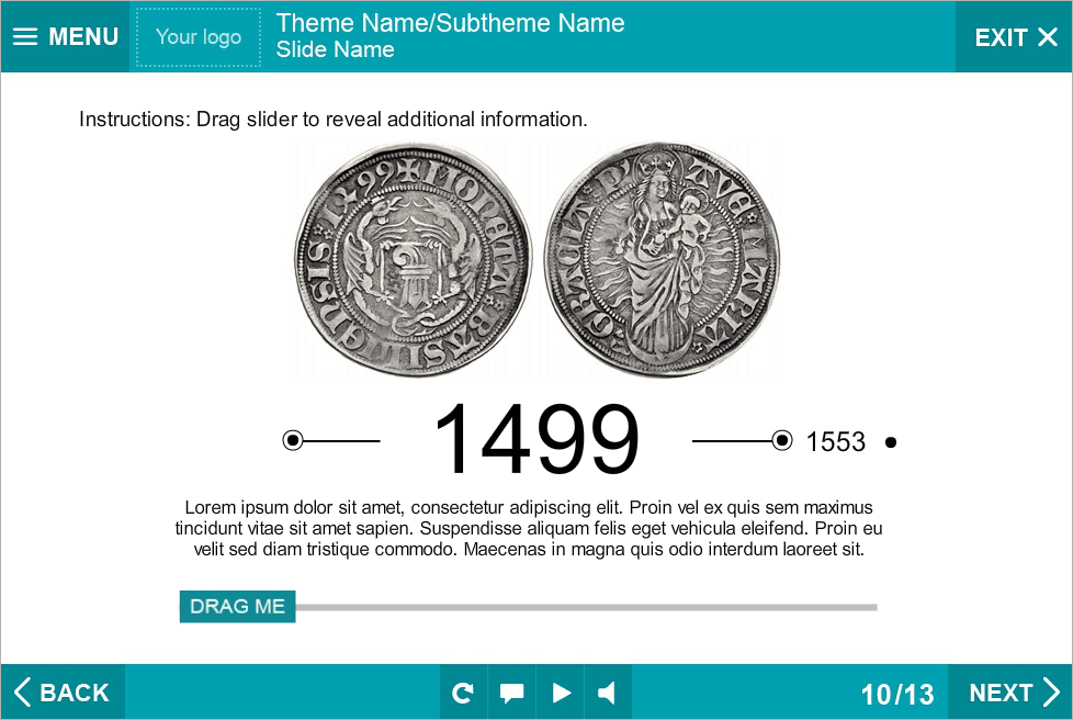 Historical Coins — Storyline Template-0