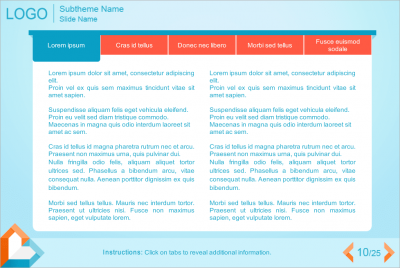 Horizontal Tabs With Light-Blue Background — Storyline Template-0