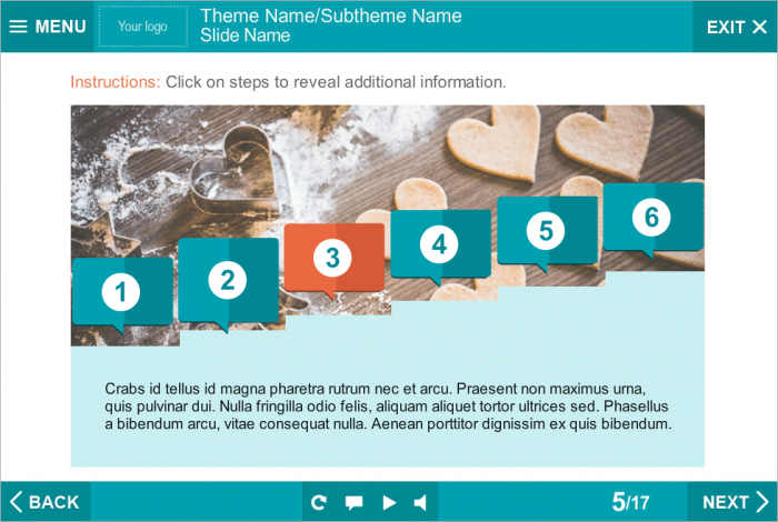 Clickable Steps — Download Storyline Template