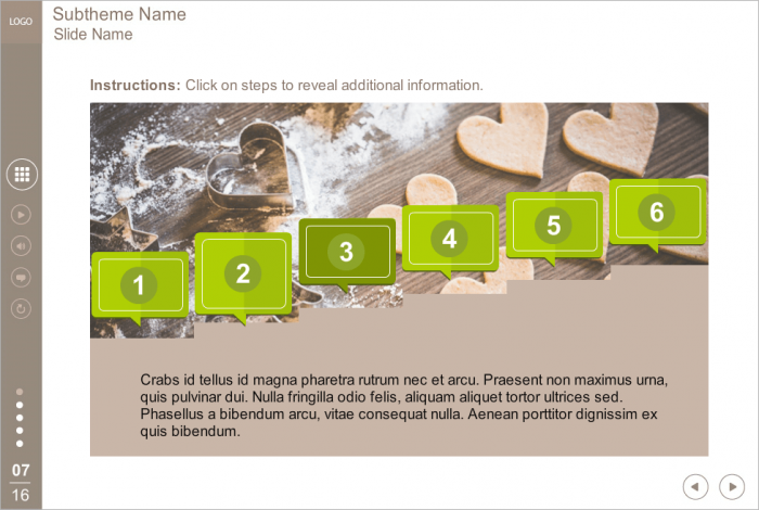 Clickable Steps — Download Storyline Template