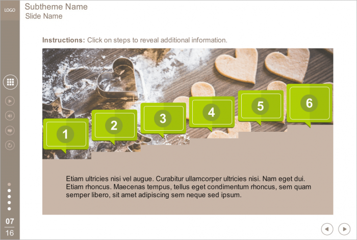 Learning Materials — Articulate Storyline eLearning Template
