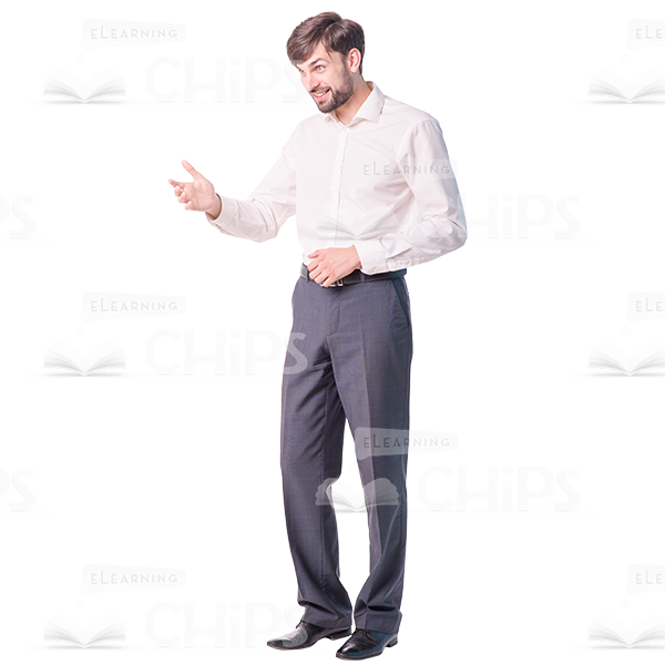 Cutout Man Character Talking-0 Cutout Man Character Talking-0