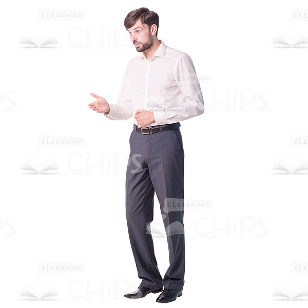 Explaining Man Cutout Photo-0 Explaining Man Cutout Photo-0