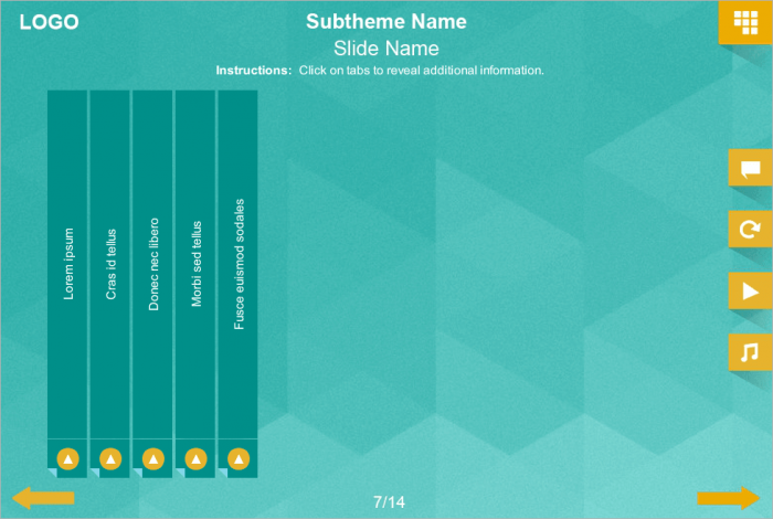 Turquoise Accordion — Storyline Template-0