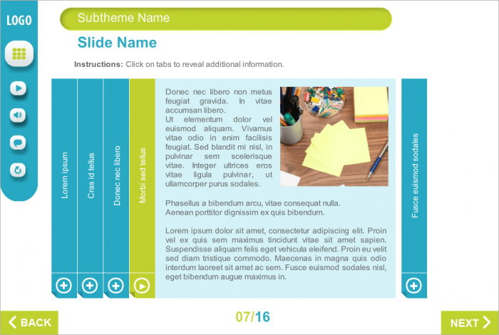 Text Information — Storyline Templates for eLearning