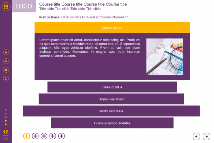 Text and Image Slide — eLearning Template for Articulate Storyline