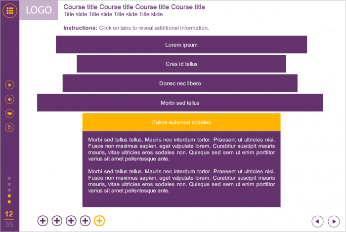 Uneven Blocks — Articulate Storyline Templates for eLearning Courses