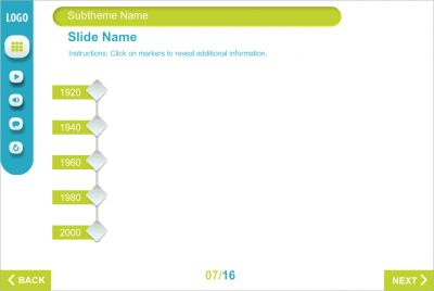 Vertical Timeline With White Background — Storyline Template-0