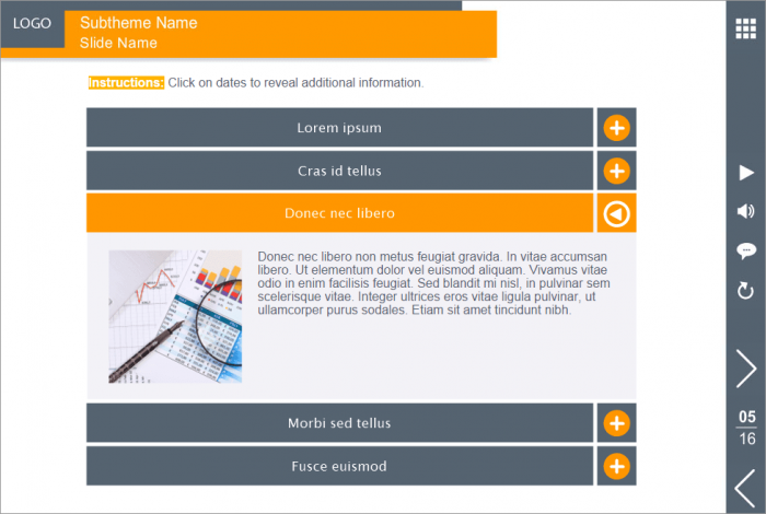 Training Materials — eLearning Lectora Template