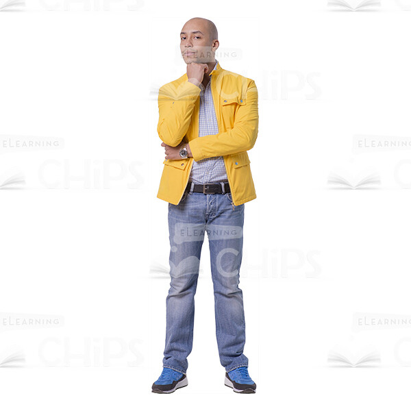 Confident Young Man Character Cutout Image-0