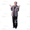 Surprised Man Throwing His Hands Up Cutout-0