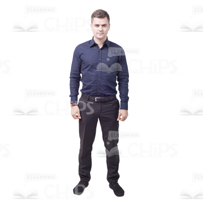 Nice Young Man Cutout Picture-0