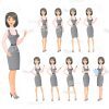 Vector Faces And Characters Package-16543
