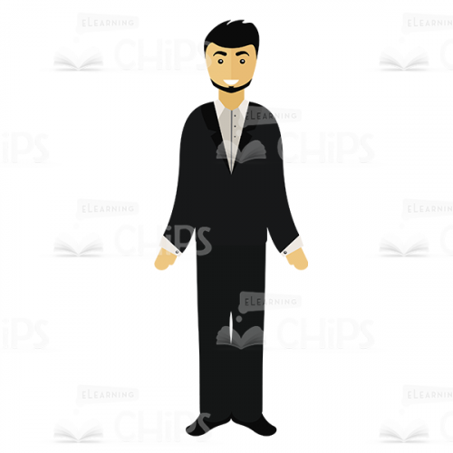 Simple Business People Vector Character Package-16484