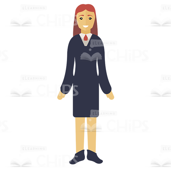 Simple Business People Vector Character Package-16491