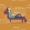 Lying Man Vector Character Package-0