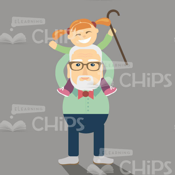 Aged People Vector Character Package -16324