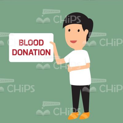 Blood Donation Vector Infographics-21052