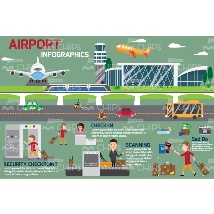 Airport Vector Infographics-0