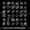 Hand Drawn Internet Vector Icons Package-16458