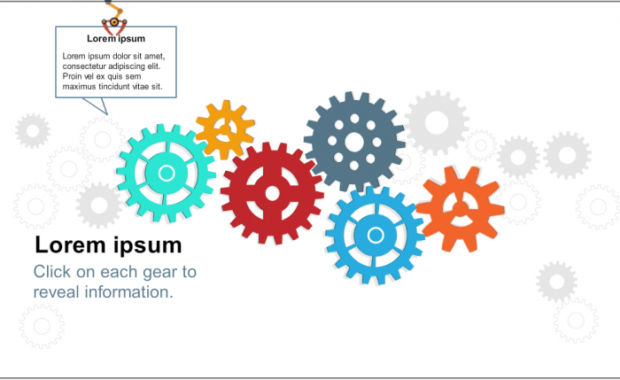 Clickable Gears — eLearning Template for Articulate Storyline