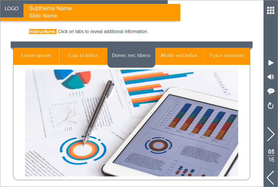 Slide with Image — Download Lectora Template Slide with Image — Download Lectora Template