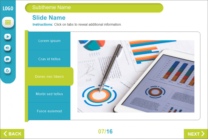 Slide with Image — Download Lectora Template
