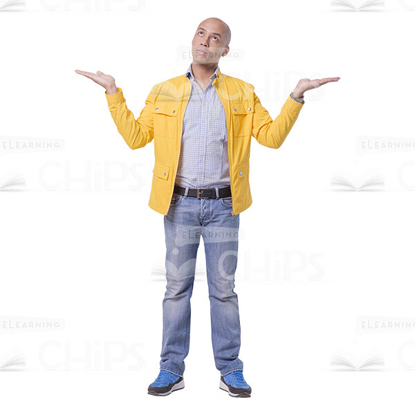 Thoughtful Young Man Makes Scales Gesture Cutout-0 Thoughtful Young Man Makes Scales Gesture Cutout-0