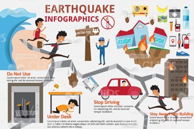 Earthquake Vector Infographics-0