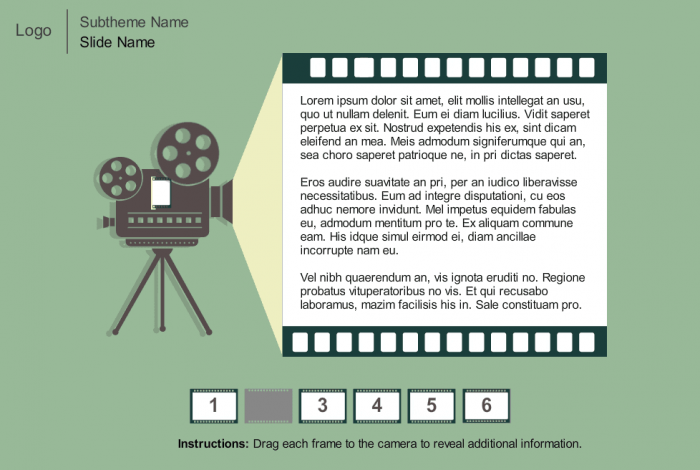 Film Projector — eLearning Template for Articulate Storyline