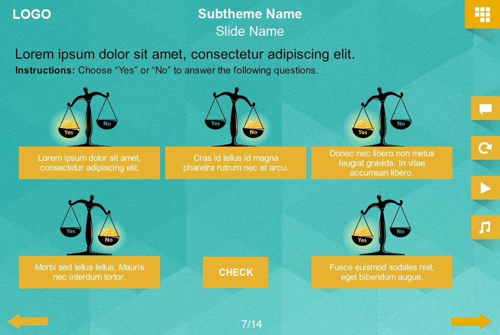 Turquoise Background — Download eLearning Storyline Template Turquoise Background — Download eLearning Storyline Template
