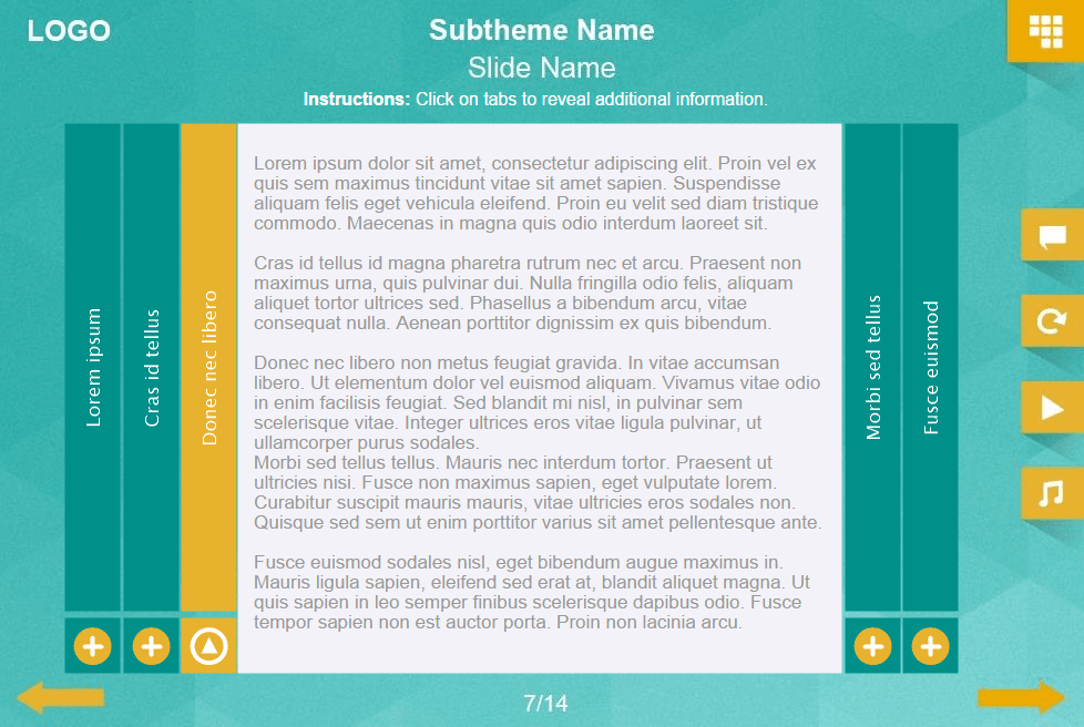 Colored Clickable Blocks — Download Lectora Template Colored Clickable Blocks — Download Lectora Template