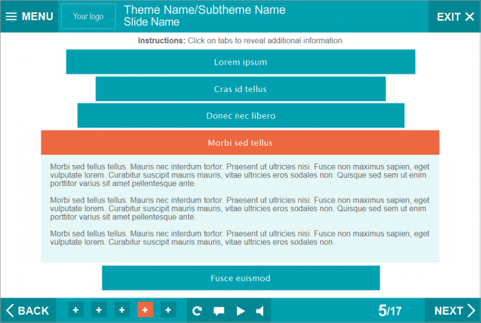 Text Information — Lectora Templates for eLearning