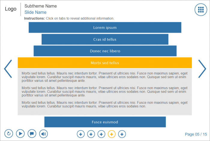 Text Information — Lectora Templates for eLearning