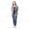 Young Girl: The Complete Cutout Photo Pack-9736