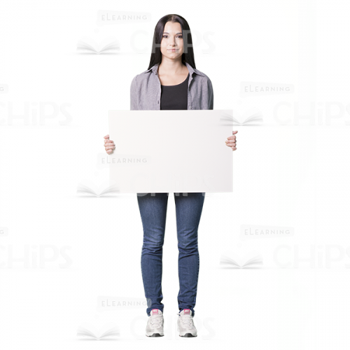 Young Girl's Top Poses Cutout Photo Pack-8983