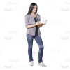Young Girl: The Complete Cutout Photo Pack-9749
