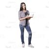 Young Girl: The Complete Cutout Photo Pack-9750