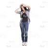 Young Girl: The Complete Cutout Photo Pack-9687