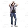 Young Girl: The Complete Cutout Photo Pack-9693