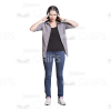 Young Girl: The Complete Cutout Photo Pack-9697