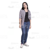 Young Girl: The Complete Cutout Photo Pack-9700