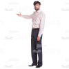 Bearded Man's Top Poses Cutout Photo Pack-9000