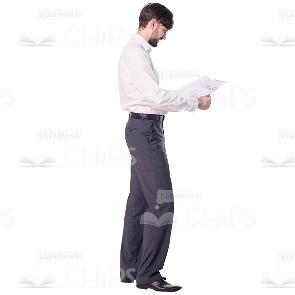 Young Man Holding Various Objects Cutout Photo Pack-10468