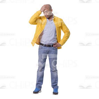 Troubled Young Man Character Cutout Photo-0