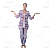 Mid-Aged Woman: The Complete Cutout Photo Pack-9560