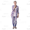 Mid-Aged Woman: The Complete Cutout Photo Pack-9565