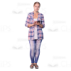 Mid-Aged Woman With e-Devices Photo Pack-9114