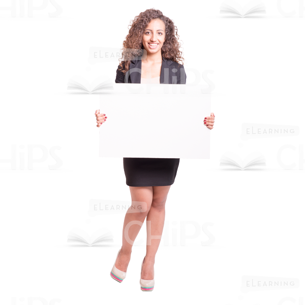 Lady Holding Board, Folder And Papers Photo Pack-10537