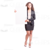 Lady Holding Board, Folder And Papers Photo Pack-10538